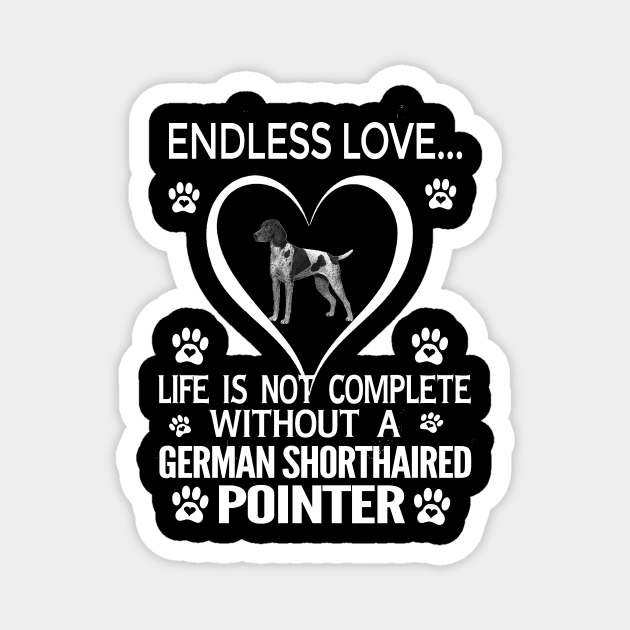 German Shorthaired Pointer Lovers Magnet by bienvaem