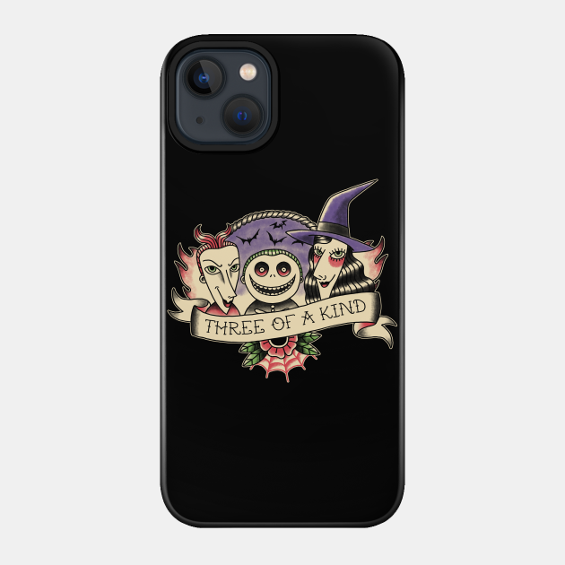 Three of a kind - Tattoo Art - Phone Case