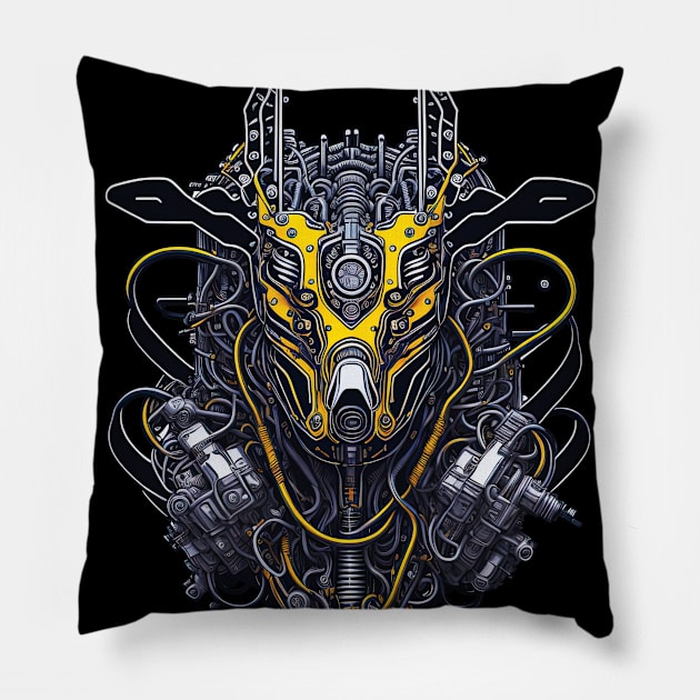 Electric Sheep Pillow by Houerd