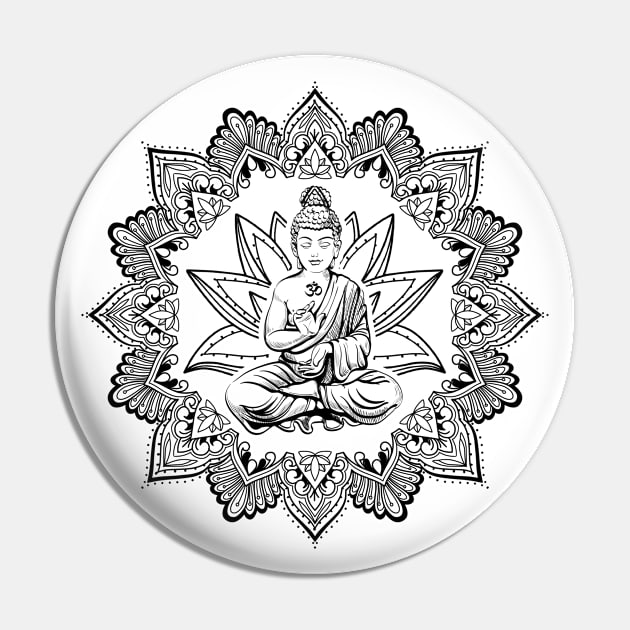 Buddha Aum Pin by NEFT PROJECT