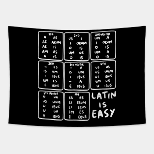 Latin Declensions Tapestry