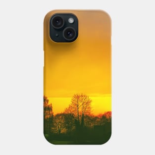 The Sky Is Burning Phone Case