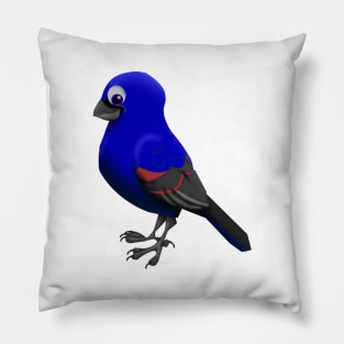 Blue grosbeak Pillow