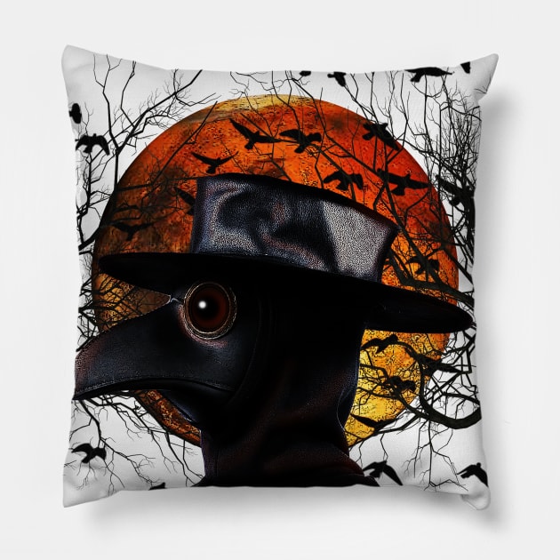 Bird-man Pillow by valentinahramov