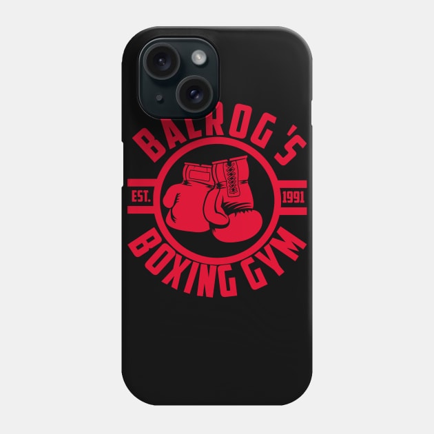 Balrog's boxing gym Phone Case by carloj1956