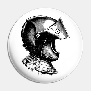 Knight helmet Pin