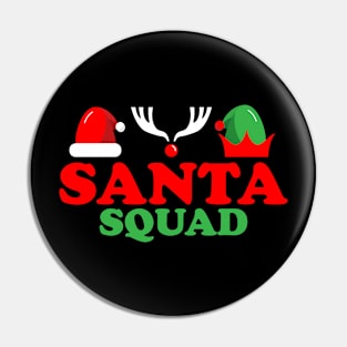 Santa Squad logo Pin