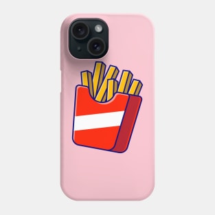 French Fries Cartoon Illustration Phone Case