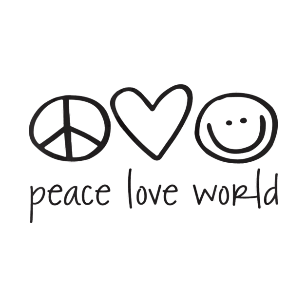 Peace Love World by williamarmin