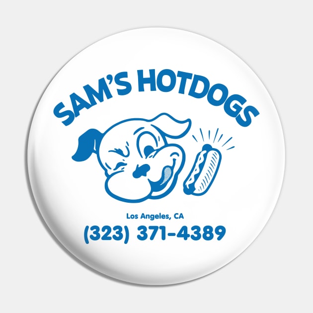 Sam's Hotdogs Pin by Good Time Retro