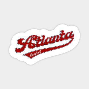 Atlanta Baseball Magnet