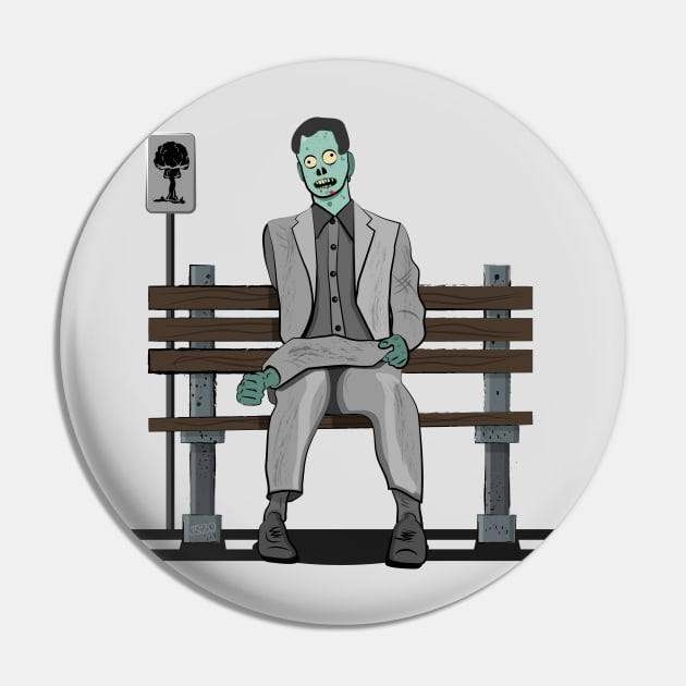 Bus Stop Zombie Pin by TheFlying6