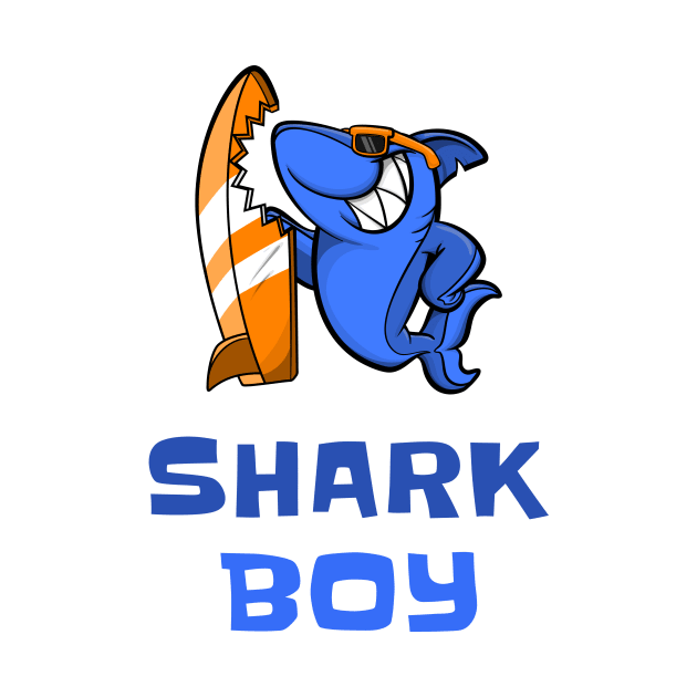 shark boy by Lifestyle T-shirts