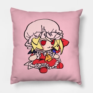 Mudwizard draws flandre scarlet fumo plush / touhou memes Pillow