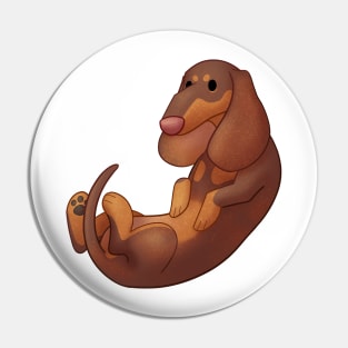 Cozy Dachshund Pin