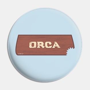 The Orca. Hooper's Boat, Shark Bite Pin