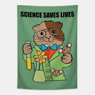 Science Guinea Pig and Mice Tapestry