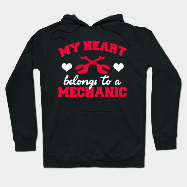 my boyfriend is a mechanic hoodie