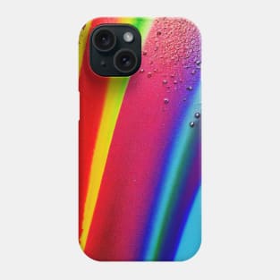 Liquid Colors Flowing Infinitely - Heavy Texture Swirling Thick Wet Paint - Abstract Inspirational Rainbow Drips Phone Case