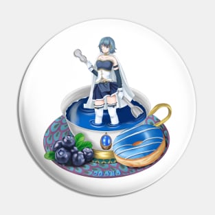 Sayaka in a Teacup Pin