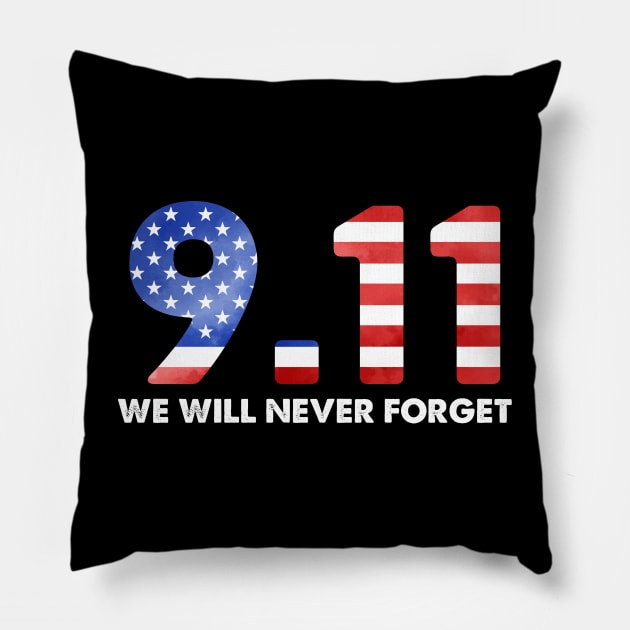 patriot day 911 Pillow by sanavoc