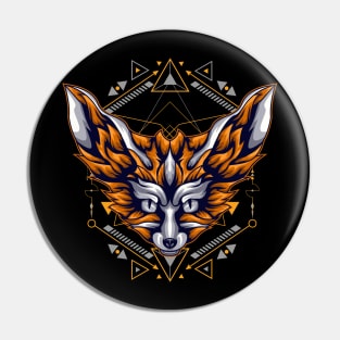 red fox awesome gift Pin