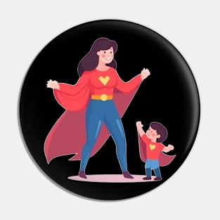 SUPER MOM Pin