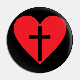 Jesus Heart Costume Gift Pin