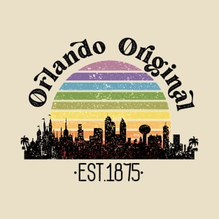 Orlando Original Retro Rainbow T-Shirt