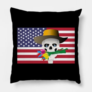 American Desert Cowboy Pillow