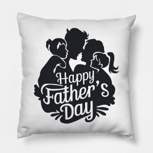 Happy Fathers Day Pillow