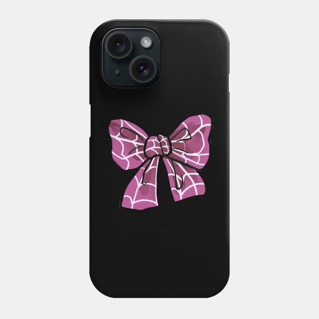 Spider Bow Phone Case by WiliamGlowing