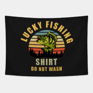 Lucky Fishing Short Do Not Wash Tapestry