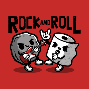 Rock and toilet roll T-Shirt