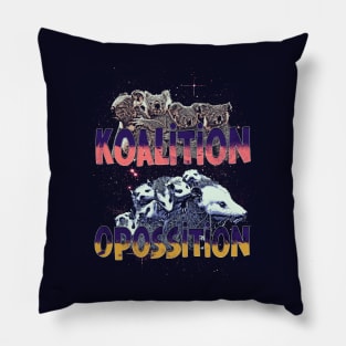 Koalition Opossition Pillow