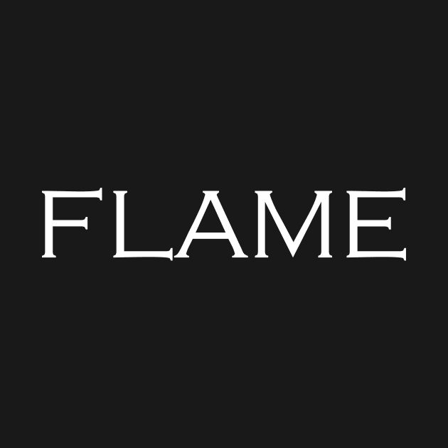 Word FLAME by BK55