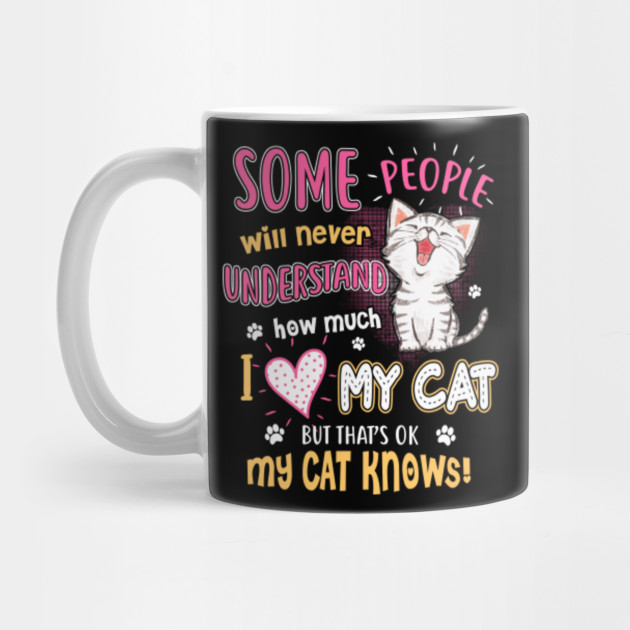 I Love My Cat Love Cat Mug Teepublic