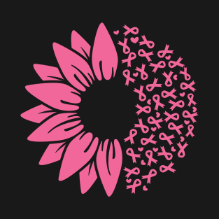 Sunflower Breast Cancer T-Shirt