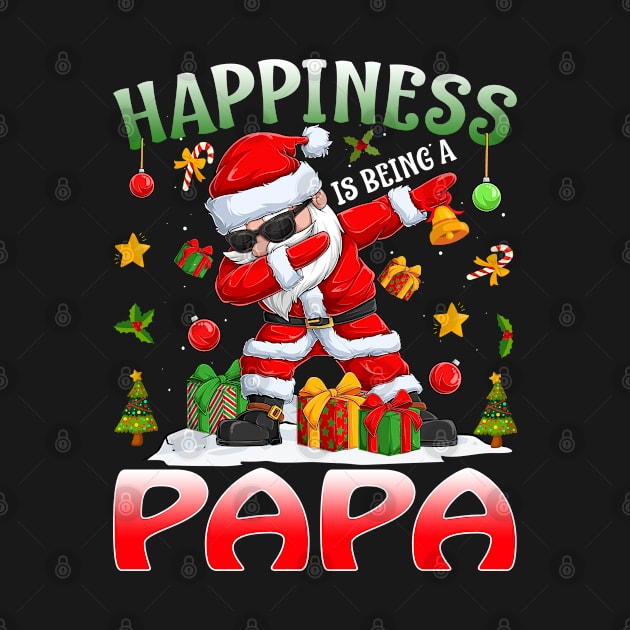 Happiness Is Being A Papa Santa Christmas by intelus