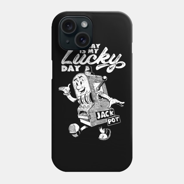 Lucky Day Jackpot Casino Fruit Machine Phone Case by Black Tee Inc