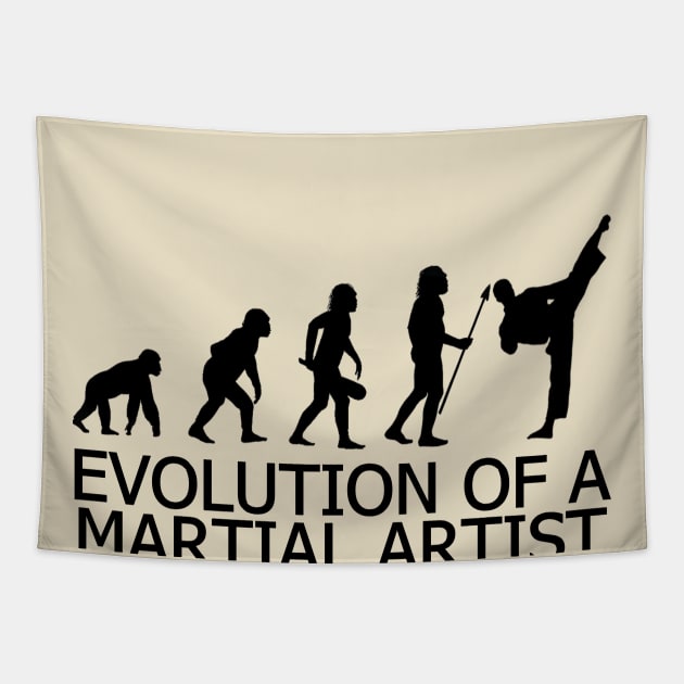 Evolution of a martial artist Tapestry by ChoiKwangDoSTORE