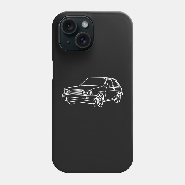 Ford Fiesta - First generation Phone Case by Aurealis