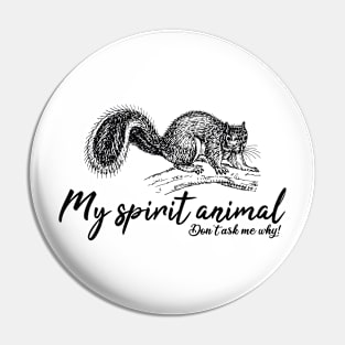 Squirrel My spirit animal Pin