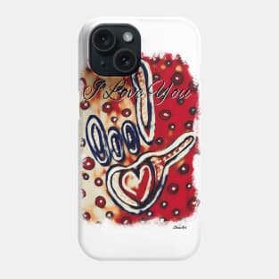 ASL I Love You Contemporary Design Phone Case