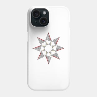 Zentangle star Phone Case