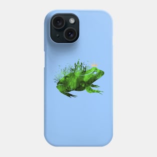 Fairy Tale Frog Prince with Gold Crown Phone Case