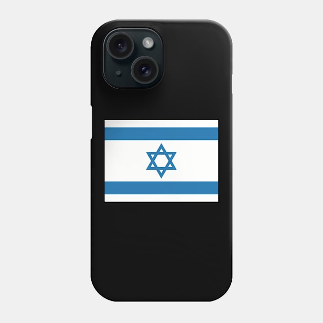 Israel flag Phone Case by Designzz