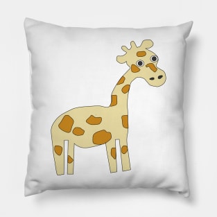 Giraffe vector illustration Pillow