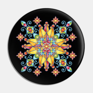 Prismatic Sunburst Pin