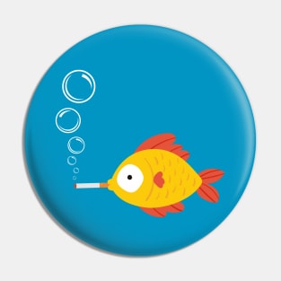 Smoking fish Pin